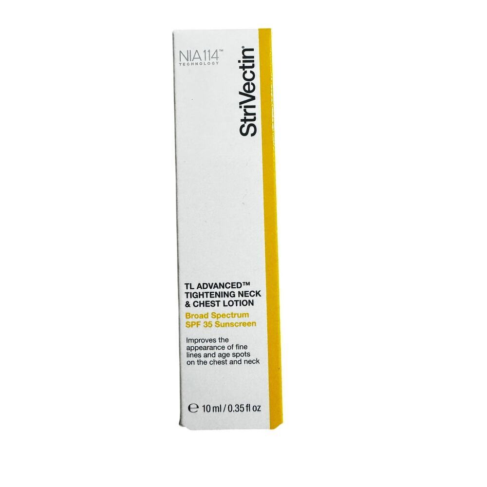 NWT StriVectin TL ADVANCED ™TIGHTENING NECK
& CHEST LOTION SPF35. 10mL